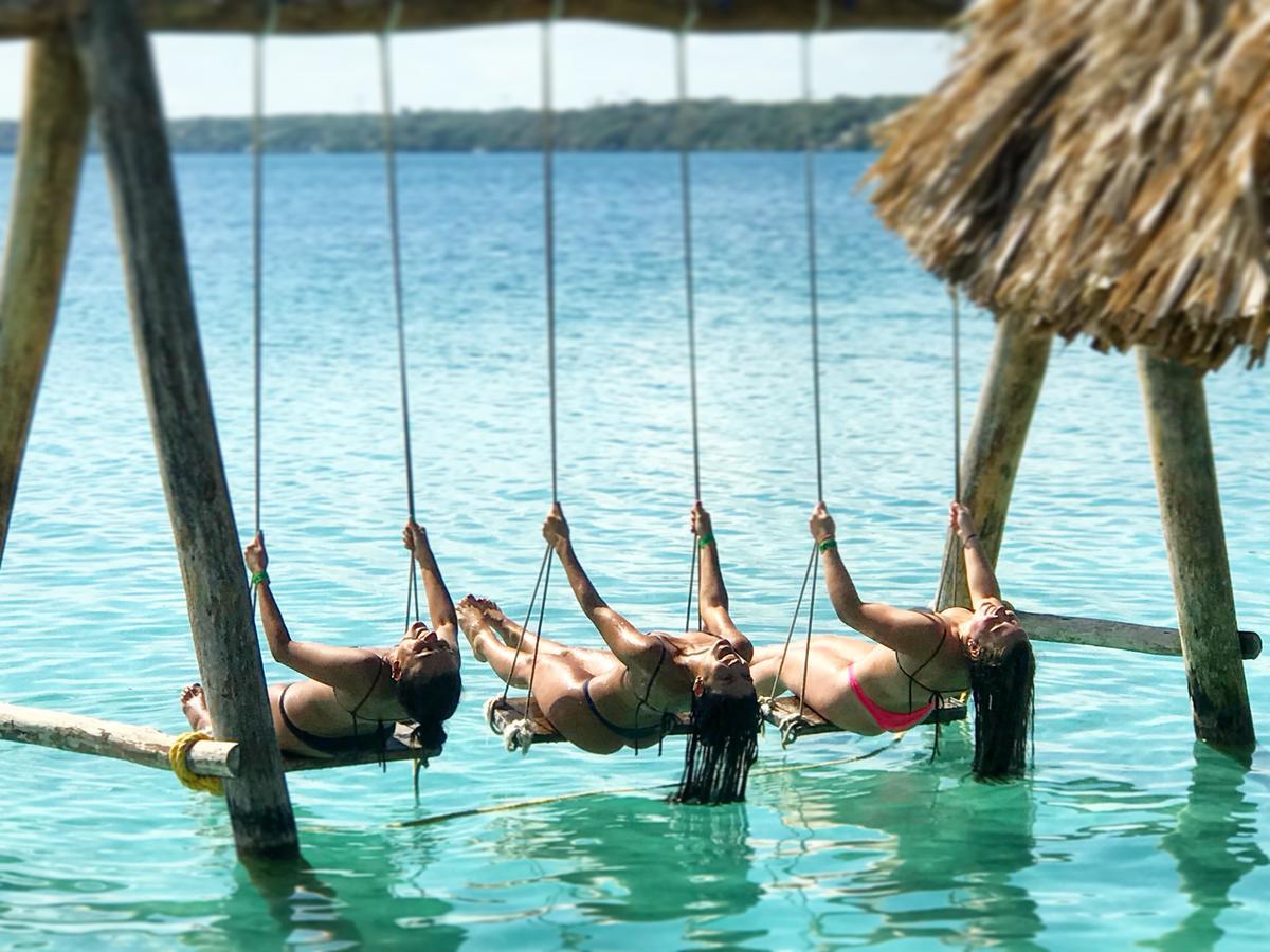 Ecocamping Yaxche Bacalar Eksteriør billede